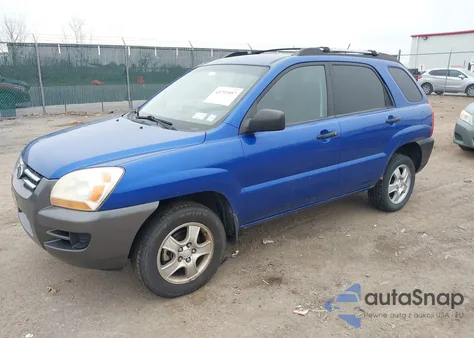 2008 Kia Sportage Lx from USA, damaged, VIN KNDJF724087467076